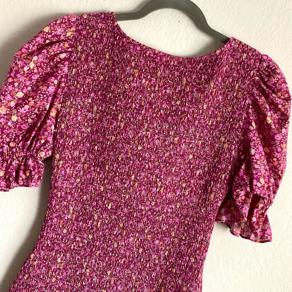 \Love Shack Fancy\ Lucca Smocked Mini Dress - Picture 10 of 13